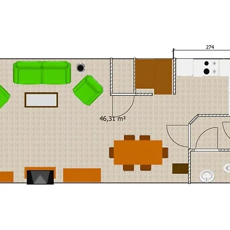בית נופש With Terrace And 2 דנגסט